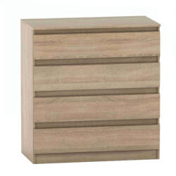 TEMPO KONDELA 4 Fiókos Komód, Tölgy Sonoma, Hany New 004 - fizz