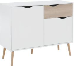 TEMPO KONDELA Komód, Tölgy Sonoma/Fehér, Oslo 75387
