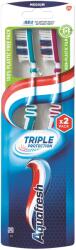 Aquafresh Periuţă de dinţi Triple protection, duo pack