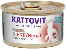 KATTOVIT Feline Diet konzerv vesekímélő macskaeledel bárány 12x85g