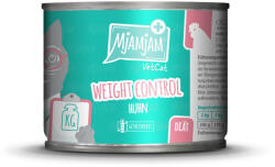 MJAMJAM Weight Control macska konzerv csirke 6x200g