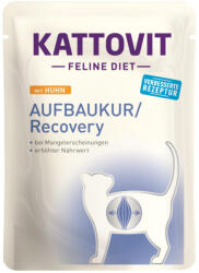 KATTOVIT Feline Diet Recovery tasak macskaeledel csirke 24x85g