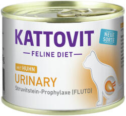 KATTOVIT Feline Diet konzerv húgykő elleni macskaeledel csirke 12x185g