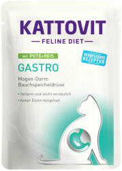 KATTOVIT Feline Diet tasak diétás macskaeledel pulyka&rizs 24x85g