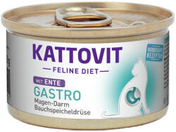 KATTOVIT Feline Diet konzerv diétás macskaeledel kacsa 12x85g