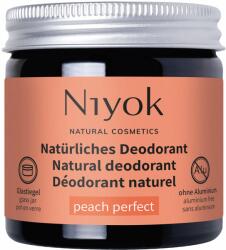 Niyok Cremă antiperspirantă naturală 2 în 1 Peach Perfect, 40 ml (3241)