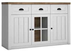 TEMPO KONDELA Komód, Sosna Andersen/Tölgy Lefkas, Provance K3S