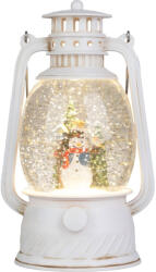 MagicHome karácsonyi dekoráció, lámpás, 1 melegfehér LED, 12 x 10 x 20, 5 cm, fehér (TC2174129)