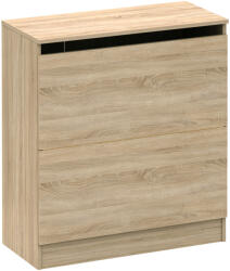 TEMPO KONDELA Ágyneműtartó, Tölgy Sonoma, Betty 2 Be-02-040 - fizz