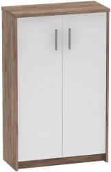 TEMPO KONDELA Pc Sarok Asztal, Kraft Dunkel/Fehér, Johan 2 New 13