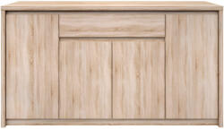 TEMPO KONDELA Komód, DTD Laminált, Tölgy Sonoma, Norty Typ 11