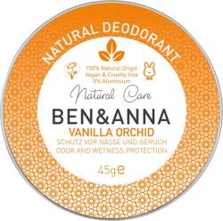 Ben & Anna Crema deodorantă naturală Vanilla Orchid, 45 g