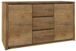 TEMPO KONDELA Komód, Sötét Tölgy Lefkas, Montana K2Dp