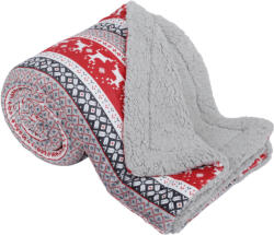 Tempo Kétoldalas Bárány Takaró, Téli Motívum, 150x200, Renife