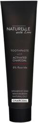 Naturelle with love Pastă de dinți cu cărbune activ, fără fluor, 65 ml