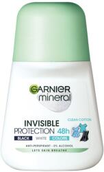 Garnier Mineral Roll-on antiperspirant Invisible 48H, Clean Cotton, 50 ml