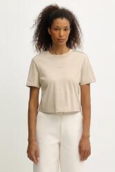 Guess pamut póló BRITNEY lila, V3RI08 I3Z14 - bézs XL - answear - 19 990 Ft