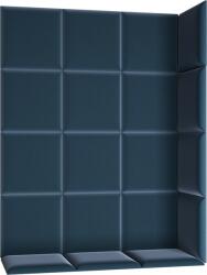 ELTAP Quadratta 120x160 kárpitozott panel, kék