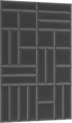 ELTAP Quadratta 120x195 kárpitozott panel, sötétszürke - sprintbutor