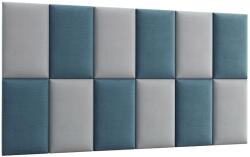 ELTAP Quadratta 180x100 kárpitozott panel, kék - sprintbutor