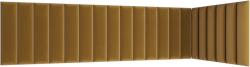 ELTAP Quadratta 210x90x60 kárpitozott panel, sárga - sprintbutor