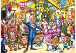 Jumbo 00510 - 2 Puzzles - Wasgij Christmas 21 - A Very Merry Makeover! - 2 x 1000 db-os puzzle (JUM00510)