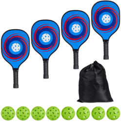 Relaxdays Pickleball szett 4 ütővel és 8 labdával 10049390