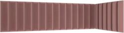 ELTAP Quadratta 210x90x60 kárpitozott panel, hamvas - sprintbutor