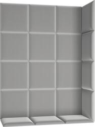 ELTAP Quadratta 120x160 kárpitozott panel, szürke - sprintbutor
