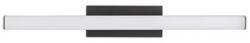 Nova Luce Corp de iluminat pentru baie WILLOW Negru Aluminiu & Acrylic LED 12 Wat 230 Volt 1174Lm 3000K IP44 (NV787013)