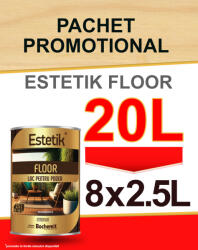 Estetik Floor PACHET PROMO Lac lemn ESTETIK FLOOR, 8x2.5L
