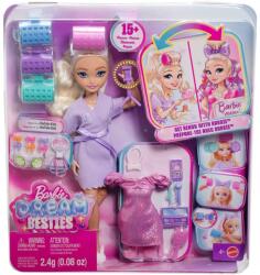 Mattel Set de joaca cu papusa Barbie Malibu, Dream Besties, Get Ready with Me, JGG38 Papusa Barbie