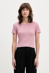 HUGO t-shirt fekete, 50512000 - rózsaszín XS