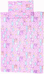 Baby Bruin Gyerek pamut 2 részes ágynemű rózsa babamaci