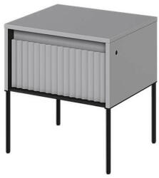  Éjjeliszekrény Fernolu 111 (Szürke + Fekete)