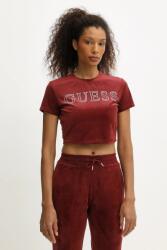 Guess gyerek póló COUTURE bordó, V3BI01 K0232 - burgundia XS