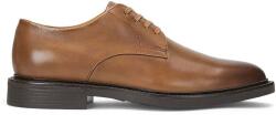 Ralph Lauren bőr félcipő Asher Derby barna, férfi, 803945279001 - barna Férfi 40