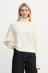 Michael Kors gyapjú pulóver bézs, garbónyakú, MT5617UF2G - bézs S