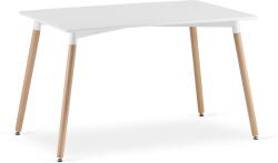  ADRIA fehér étkezőasztal 120x80 cm