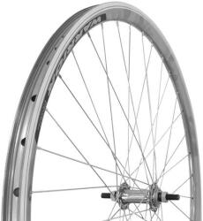  Egyéb kerék 622-es első duplafalú warior ezüst felni menetes acél agy ezüst