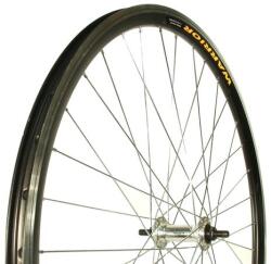  Kerék 622-es első duplafalú warrior fekete felni menetes alu. agy ezüst