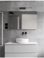 Nova Luce Corp de iluminat pentru baie MONDRIAN Nisipiu Negru Aluminiu & Acrylic LED 20 Wat 220-240 Volt 1615Lm 3000K IP44 (NV9053202)