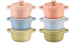 Staub kerámia | Cocotte kerámia főzőedény szett 6 darabos | kerek | kerámia | többszínű (1029320)
