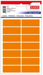 Tanex Etichete autoadezive, 19x50 mm, 70 buc/set, portocaliu, TANEX (TWOFC114O)