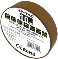 Entac Szigetelőszalag 0, 13x19mm barna 10m Entac (AVI EIT 1319 10M BR)