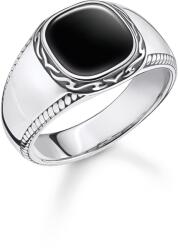 Thomas Sabo Rebel at Heart fekete köves gyűrű - TR2388-641-11-68 (TR2388-641-11-68)