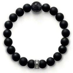 Thomas Sabo Matt obszidián ezüst karkötő - A1085-023-11-XL (A1085-023-11-XL)