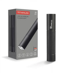 Videx Titanum hordozható fekete színű LED zseblámpa 5000K Videx (LEDM TLF T14B)