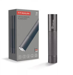 Videx Titanum hordozható szürke színű LED zseblámpa 5000K Videx (LEDM TLF T14G)