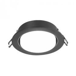 Videx Kerek fekete spot keret GX53 IP20 Videx (LEDM VL SPF27R B)